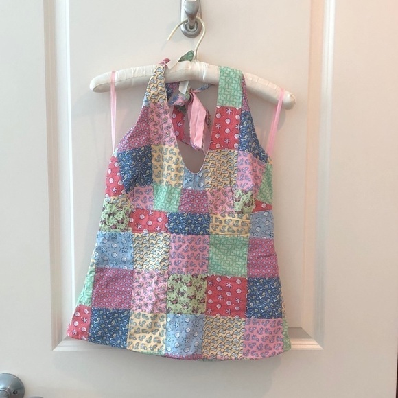 Vineyard Vines Patchwork Halter Top - Picture 1 of 15